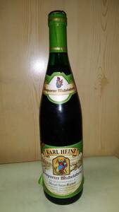 古酒 ドイツ ワイン KARL HEINZ MOSEL-SAAR-RUWER（モーゼル ザール ルーヴァー） 1989 750ml 未開封