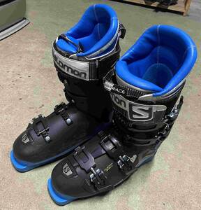 SALOMON サロモン★X-MAX120 スキーブーツ 黒・青 27cm／27.5cm 315mm