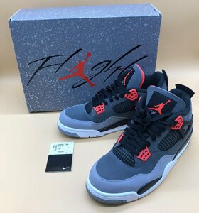 NIKE ナイキ AIR JORDAN 4 RETRO INFRARED DH6927 061 サイズ:28.5cm エアジョーダン スニーカー☆良品☆[75-0107-O6]