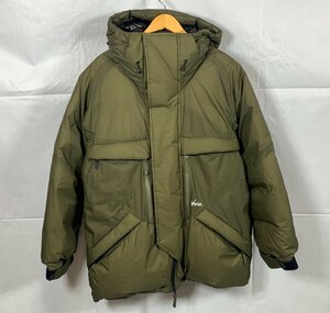 NANGA ナンガ MOUNTAIN BELAY COAT マウンテンビレーコート ダウンジャケット 型番:ND2241-1C021 サイズXL カーキ ☆良品☆[65-0121-M4]