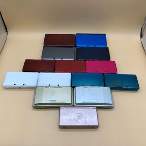 1円～【ジャンク・現状品】Nintendo DS 2台/DSLite 1台/3DS 7台/3DS LL 4台/ 計 14台まとめ 動作不良/不明/難有り等 [292-0104-T1]