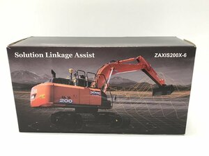 HITACHI ZAXIS200X-6 ICT 油圧ショベル 日立建機 汚れ有り ショベルカー おもちゃ フィギュア　[32-0114-7S4]☆良品☆