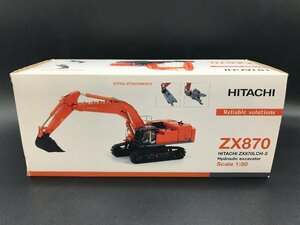 日立 ZX870 LCH-3 1:50 1/50 スケール モデル Hydraulic excavator 油圧ショベル フィギュア 模型【現状品】[32-0114-7S6]