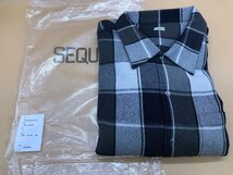 SEQUEL シークエル HECK NELL SHIRT チェック ネルシャツ サイズ：L NAVY CHECK SQ-21AW-SH-02☆美品☆[66-1119-O9]_画像10