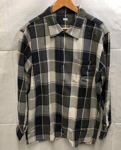 SEQUEL シークエル HECK NELL SHIRT チェック ネルシャツ サイズ：L NAVY CHECK SQ-21AW-SH-02☆美品☆[66-1119-O9]