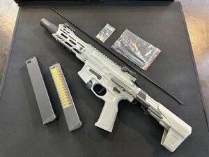 ●【別売ノーマルマガジン付き】ICS CXP-MARS PDW9 電動ガン SSS,Ⅱ　アーバングレイ ※バッテリーは付属しません 対象年齢18才以上●