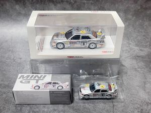 TSM 1/43 メルセデスベンツ 190E EVO2 AMG ベルリン2000 #6 1992 DTM ケケ・ロズベルグ 2台セット(1\64 MINIGT 付き)