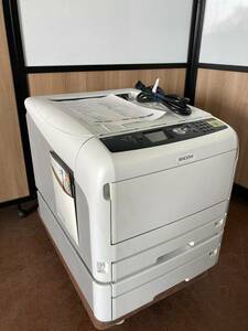 カラーレーザープリンタ　RICOH　SP C740　A4 A3給紙トレイ有　総印刷枚数21458枚　中古　動作OK　A