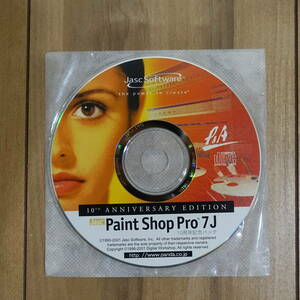 Jasc Paint Shop Pro 7J 10周年記念パック Windows 動作品