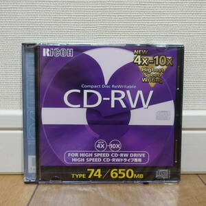 RICHO CD-RW 日本製 未開封