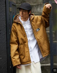 FIRST DOWN ファーストダウン　難燃HOODED JKT 難熱フーデッドジャケット　新品未使用！キャンプに是非！