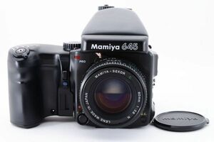 希少美品☆マミヤ Mamiya 645 PRO + SEKOR C 80mm F2.8 N ワインダーグリップ 動作良好