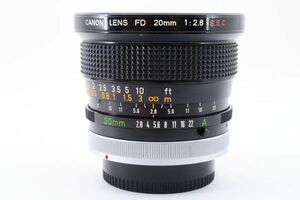 レア美品☆キャノン Canon FD 20mm F2.8 S.S.C. SSC