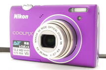 箱付き!!美品!! Nikon ニコン COOLPIX S5100 デジタルカメラ パープル #5436_画像2