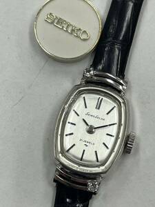 87.未使用・デットストック・不動品・SEIKO セイコー SOLAR ソーラー K14/585 WG 10-3610 腕時計 レディース 手巻き 地金 資産//DO370