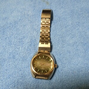 ORIENT　オリエント　ハイエースF489101-60　21石　3針　デイト　カットガラス　自動巻　メンズ腕時計