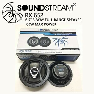 #USA Audio# Soundstream Soundstream RX.652 16.5cm Max.80W * with guarantee * tax included 