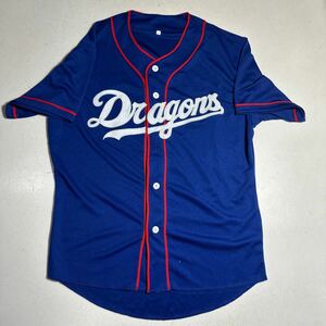 中日ドラゴンズ dragons ミズノ MIZUNO 刺繍ロゴ ユニフォーム Mサイズ