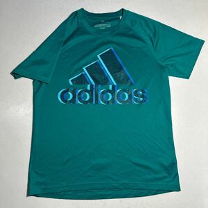 アディダス adidas ビッグロゴ トレーニング用 ドライシャツ プラクティスシャツ XOサイズ