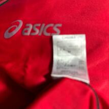 アシックス asics 赤 レッド スポーツ トレーニング用 長袖インナーシャツ インナーウェア Mサイズ_画像10