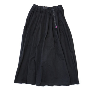 GRAMICCI × BEAMS BOY special order chino long skirt [F] black Gramicci Beams Boy collaboration maxi height flair cotton GLSK-18F604