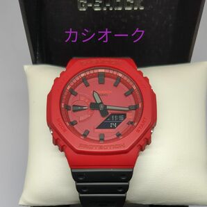 カシオ G-SHOCK　GA2100 カシオーク　レッド×ブラック