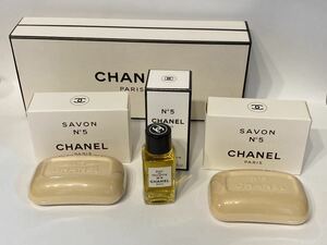 I4A281◆新古品◆ シャネル CHANEL NO5 オードゥ トワレット EDT 香水 19ml×1本 NO5 サヴォン 石けん 75g×2個