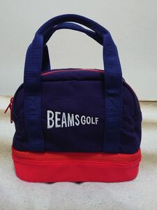 美品☆BEAMS GOLF ビームスゴルフ 2層式カートバック☆