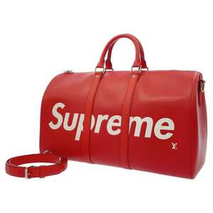 ルイヴィトン ボストンバッグ エピ キーポル・バンドリエール45 M53419 LOUIS VUITTON ヴィトン バッグ シュプリーム コラボ 限定 Supreme