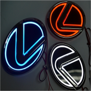 レクサス　LEXUS　LED エンブレム 3色