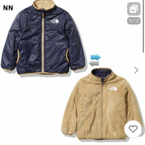 150 the north face ノースフェイス リバーシブル コージージャケットNYJ82032