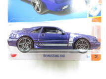 n1094 ホットウィール 84 MUSTANG SVO マスタング MUSCLE MANIA 221/250_画像3