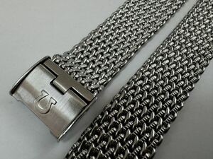 オメガ OMEGA 純正ベルト ブレス 12 1148 FF595 ラグ幅 17mm用 メンズ メッシュベルト　OMEGA vintage stainless steel bracelet 二-1