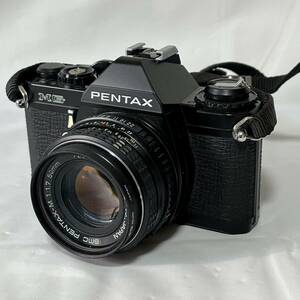PENTAX-ME ペンタックス ブラック　レンズ　PENTAX-M 1:1.7 50mm シャッターOK