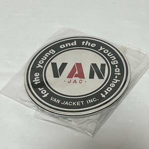 未使用　VAN JAC ヴァンヂャケット アルミ/メタル ステッカー 丸VAN