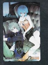 即決◆未使用 綾波レイ 渚カヲル エヴァンゲリオン 新世紀エヴァンゲリオン テレカ テレホンカード QUOカード 少年エース A 貞本義行 【8】_画像1