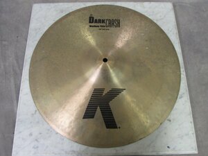 ☆ K.Zildjian Dark Crash Medium Thin ジルジャン クラッシュ シンバル 18インチ　☆中古☆