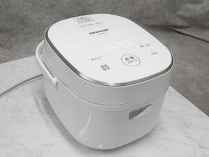 〇【神殿店】SHARP シャープ ジャー炊飯器 KS-MC5-W 3合炊き 2022年製　〇中古〇