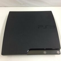 f082*80 【可動品】 SONY ソニー PS3 本体 130GB CECH-2500A 160GB チャコールブラック 封印シールなし_画像2