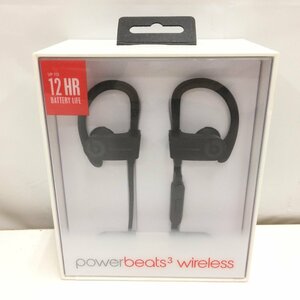 f162*80 未開封 Powerbeats3 Wirelessイヤフォン ブラック　ML8V2PA/A