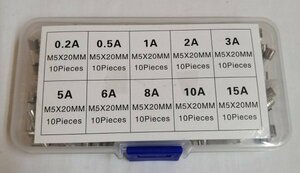 Ea1 00749【訳あり】ガラス管ヒューズ メーカー名不明