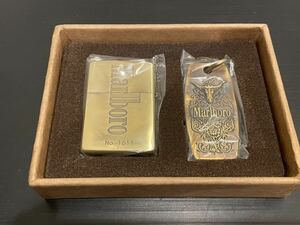 1円 超希少 未使用 ZIPPO ジッポライター マルボロ Marlboroオイルライターゴールドライター ZIPPO 真鍮製 新品