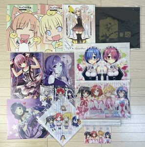 大量 美少女 グッズ まとめて HEART to HEART TwinBox 花花捲 草草饅 Candy Club K-BOOKS クリアファイル キーホルダー タペストリー 61