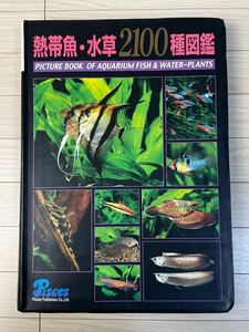  tropical fish * water plants 2100 kind illustrated reference book pi- She's 2007 year issue fresh water ei Guppy have gaiters ga- tropical fish fish book