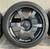 RAYS　volkracing te37 saga s−plus　8.5j+42 5h pcd114.3 美品　ce28　鍛造_画像5