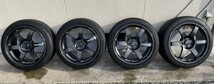 RAYS　volkracing te37 saga s−plus　8.5j+42 5h pcd114.3 美品　ce28　鍛造_画像1