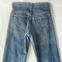 70s vintage Levi's 646 リーバイス フレア デニムパンツ W28程度_画像6