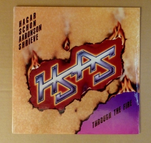 HSAS「THROUGH THE FIRE」米ORIG [GEFFEN] シュリンク美品