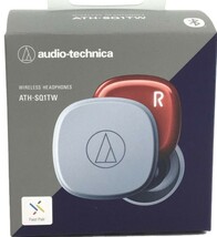 新品 送料無 メーカー保証有 audio-technica オーディオテクニカ ネイビーレッド イヤホン 完全ワイヤレス ATH-SQ1TW NRD イヤフォン _画像10