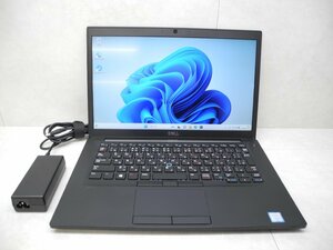 ☆1円☆第7世代☆DELL☆LATITUDE7480☆高解像度1920x1080☆Core i5 2.60GHz/8GB/SSD256GB/無線/Bluetooth/カメラ/Office/Windows 11 Pro☆